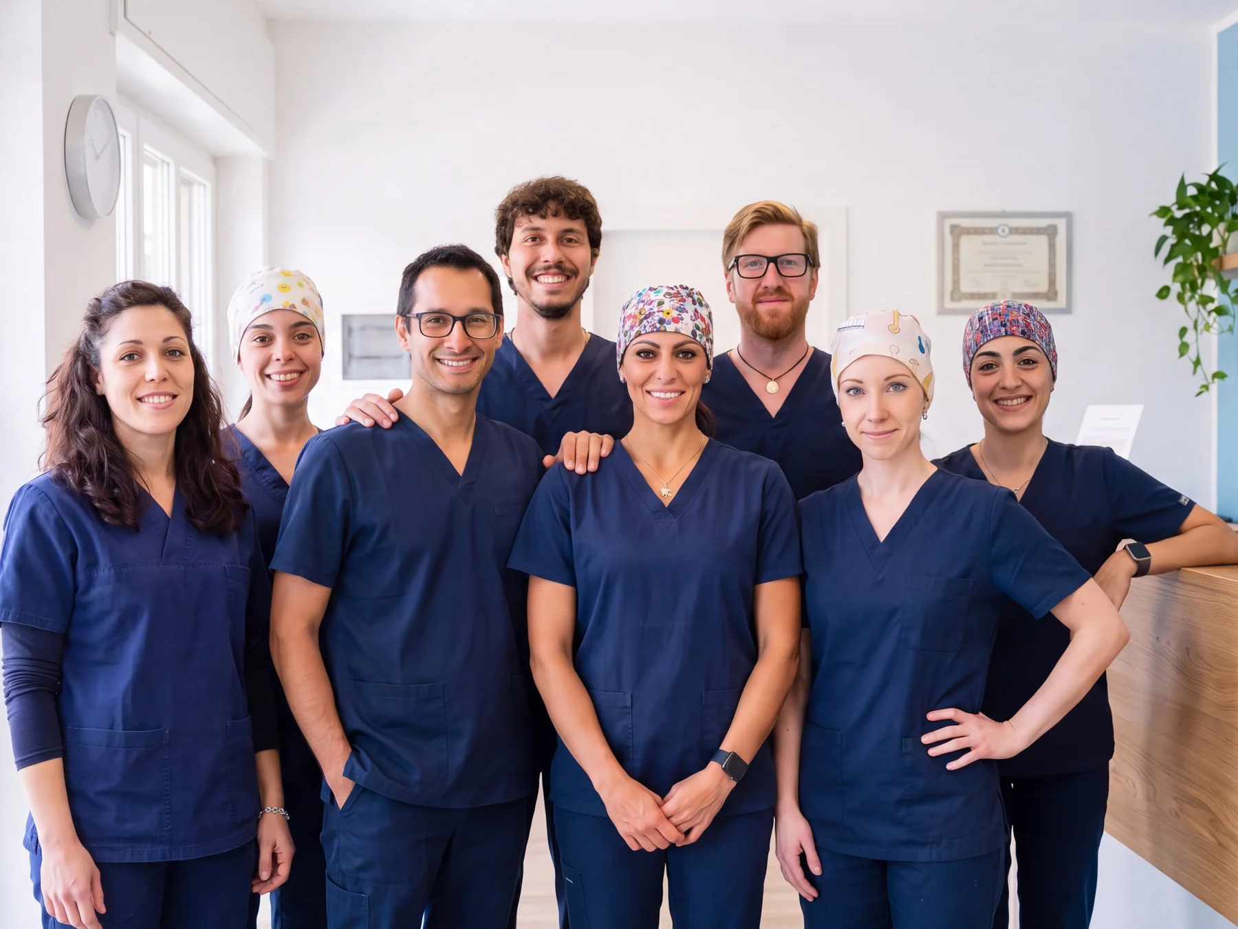 Il team dello studio Doctor Smile